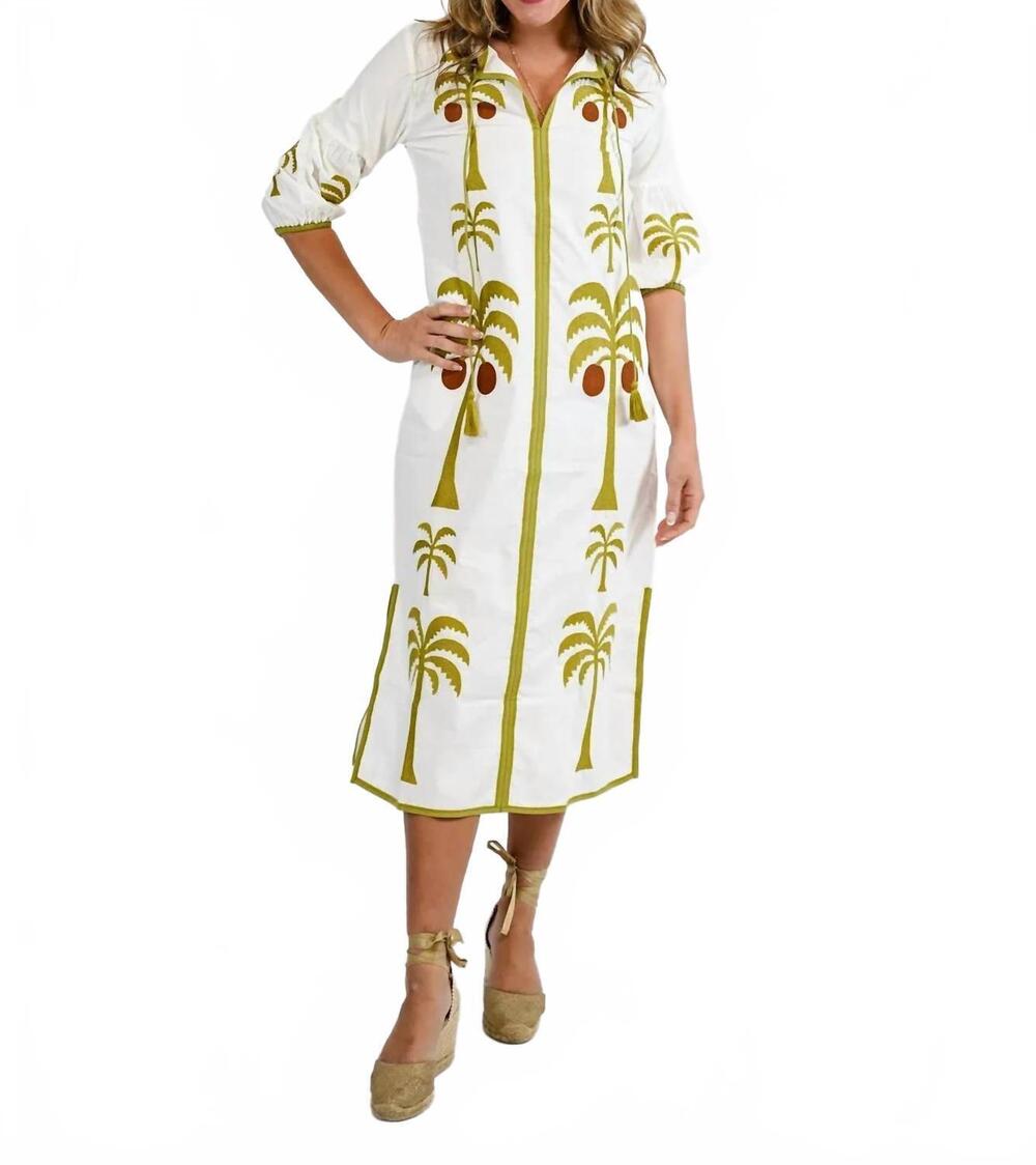 NEW VICTORIA DUNN esme midi dress in sage petals